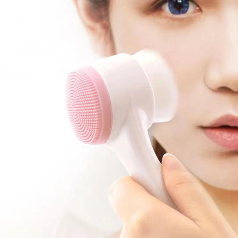 3D Double-Sided Silicone Face Brush
