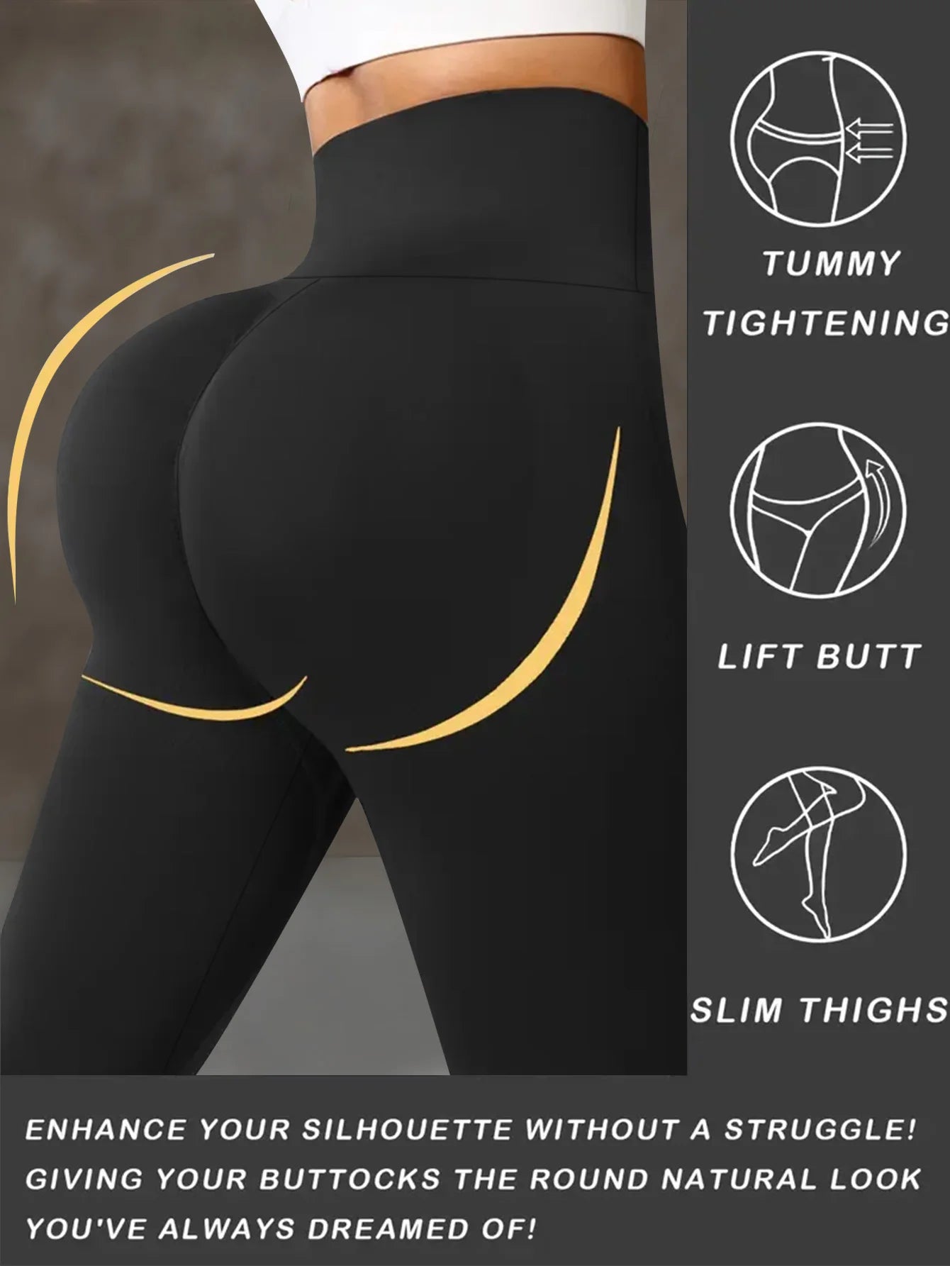 Women's High Waist Skinny Sports Leggings