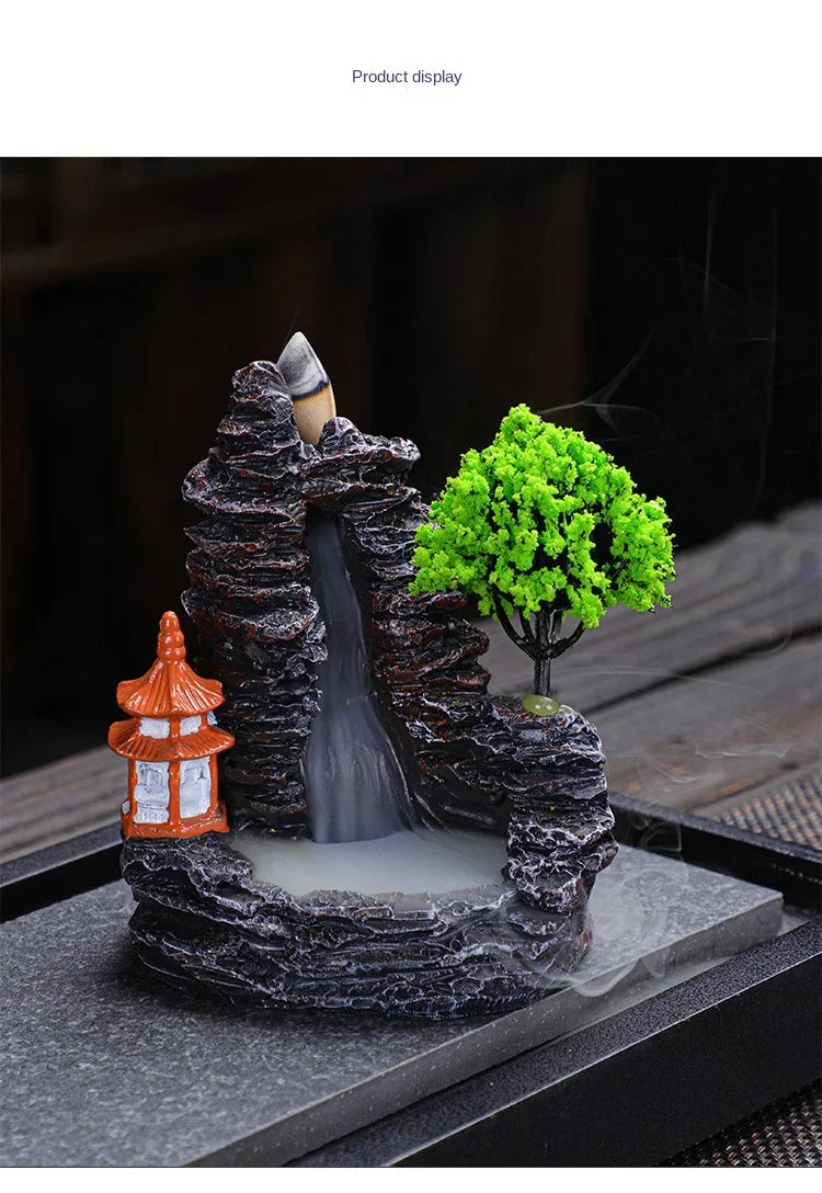 Resin Reflux Incense Burner Tower