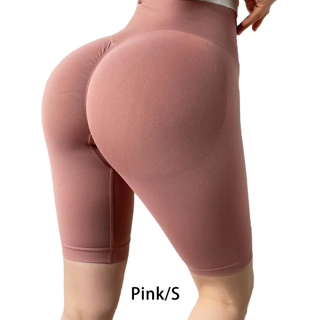Women's High Waist Butt-Lifting Gym Shorts
