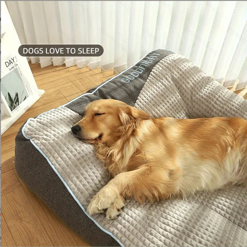 Extra Thickened Extra Large Dog Bed 47inch for Large Dogs, Orthopedic Dog Mat for Large Senior Dogs,Durable Kennel Cush - PrimeNest