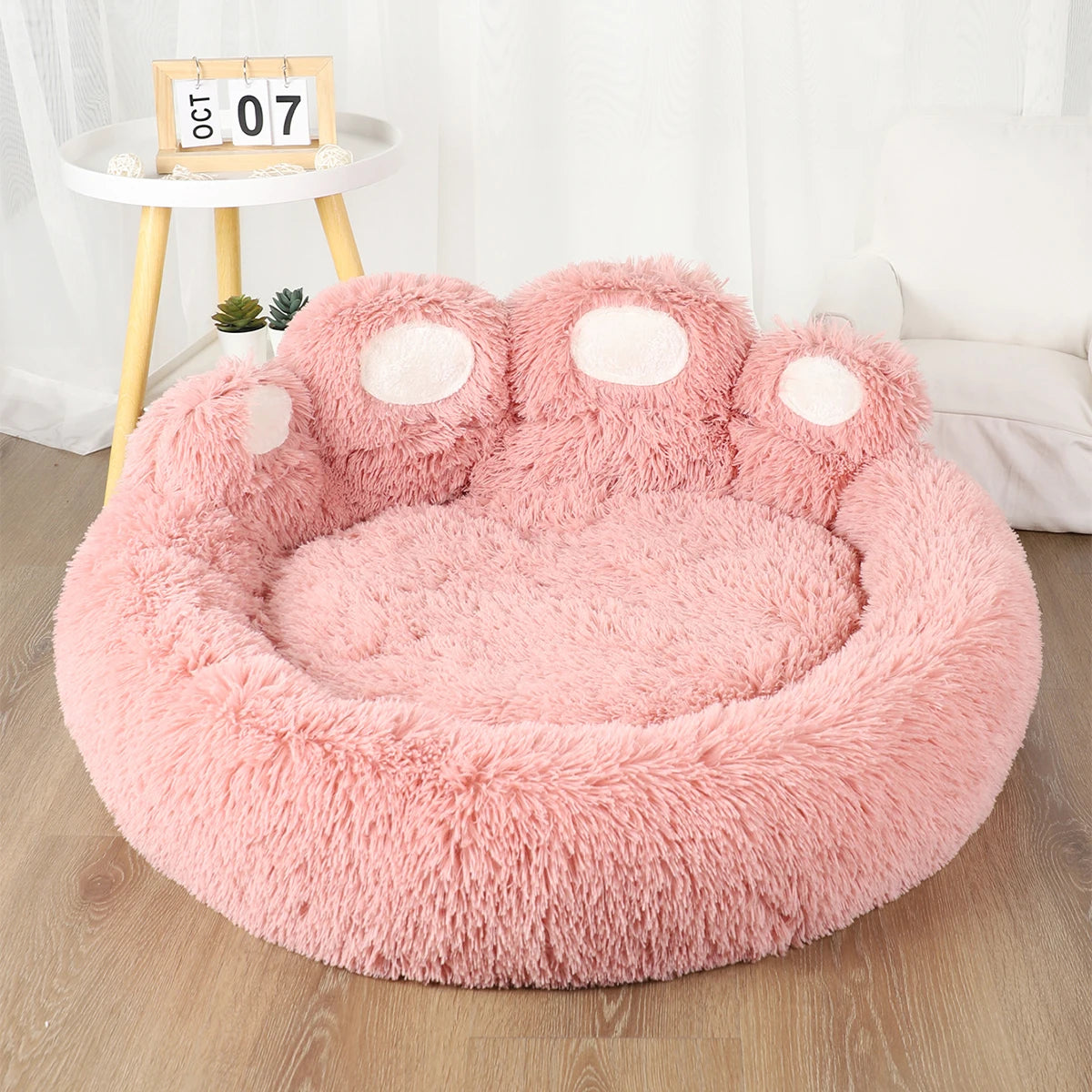 Fluffy Plush Dog & Cat Sofa Bed
