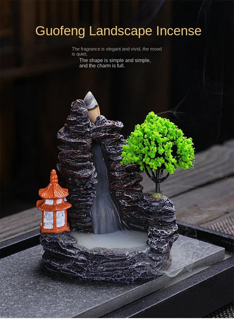 Resin Reflux Incense Burner Tower