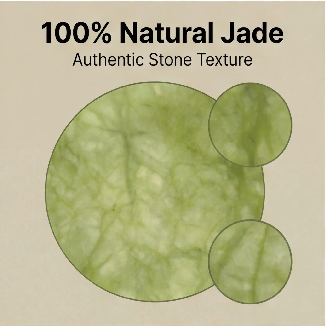Natural Jade Roller & Gua Sha Board Set Double Head Facial Massager Anti-Aging Skin Care Tool