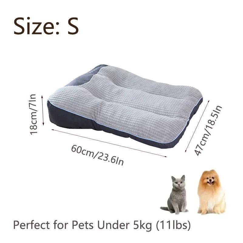 Extra Thickened Extra Large Dog Bed 47inch for Large Dogs, Orthopedic Dog Mat for Large Senior Dogs,Durable Kennel Cush