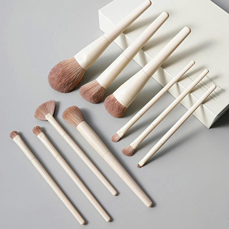 13 PCS Makeup Brushes Set Eye Shadow Foundation Women Cosmetic Brush Eyeshadow Blush Beauty Soft Make Up Tools Bag - PrimeNest