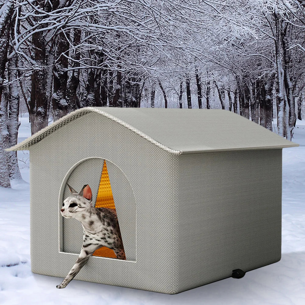 Weatherproof Outdoor Cat House