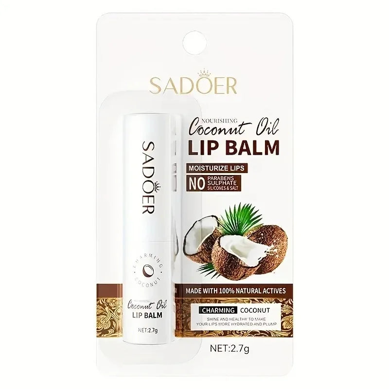 Coconut Lip Balm - Lasting Nourishment and Moisture for Men and Women - Daily Care Lip Balm - PrimeNest