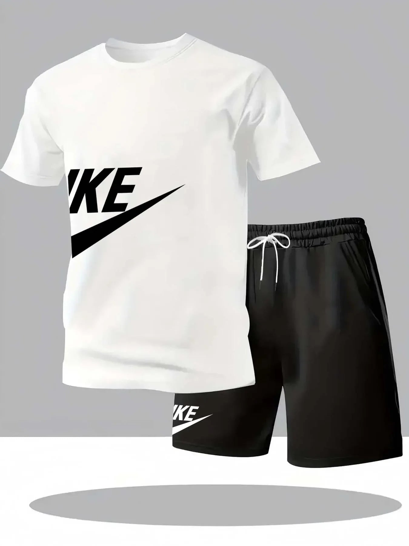 Men's Short Sleeve Sports Suit Set