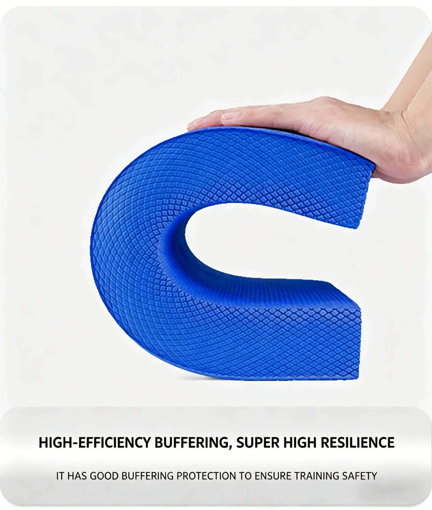 TPE Balance Pad Non-Slip Thickened High Rebound Foam Mat for Core Stability Yoga Fitness Training 50x40cm