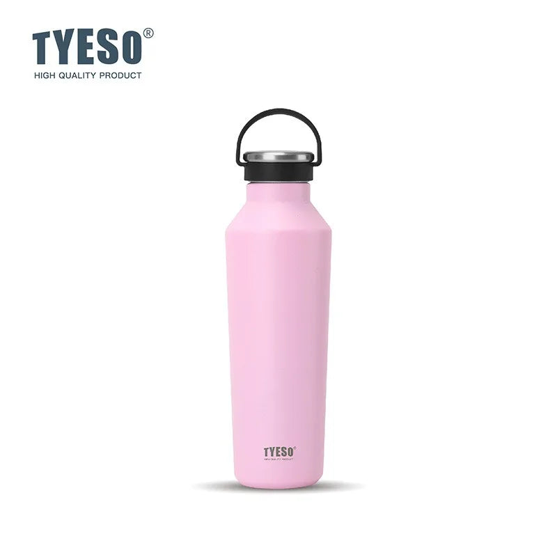 TYESO Cold Insulation Tumbler 304 Stainless Steel Summer Outdoor Sports Climb Vacuum Water Bottle Portable Handheld Cup for Car