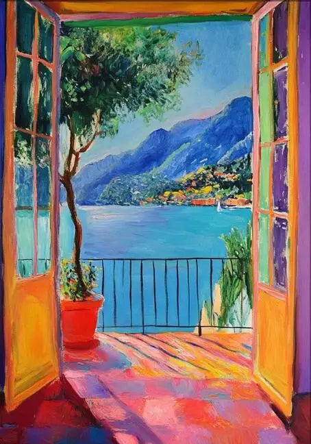 Henri Matisse Open Window Painting Poster Print For Living Room Home Decor Abstract Canvas Painting Modern Landscape Wall Art