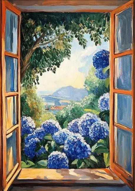 Henri Matisse Open Window Painting Poster Print For Living Room Home Decor Abstract Canvas Painting Modern Landscape Wall Art