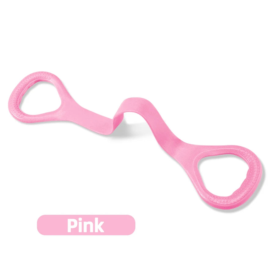8 Fitness Workout Resistance Band Arm Back Shoulder Exercise Elastic Training Band Yoga Pilates Equipment - PrimeNest