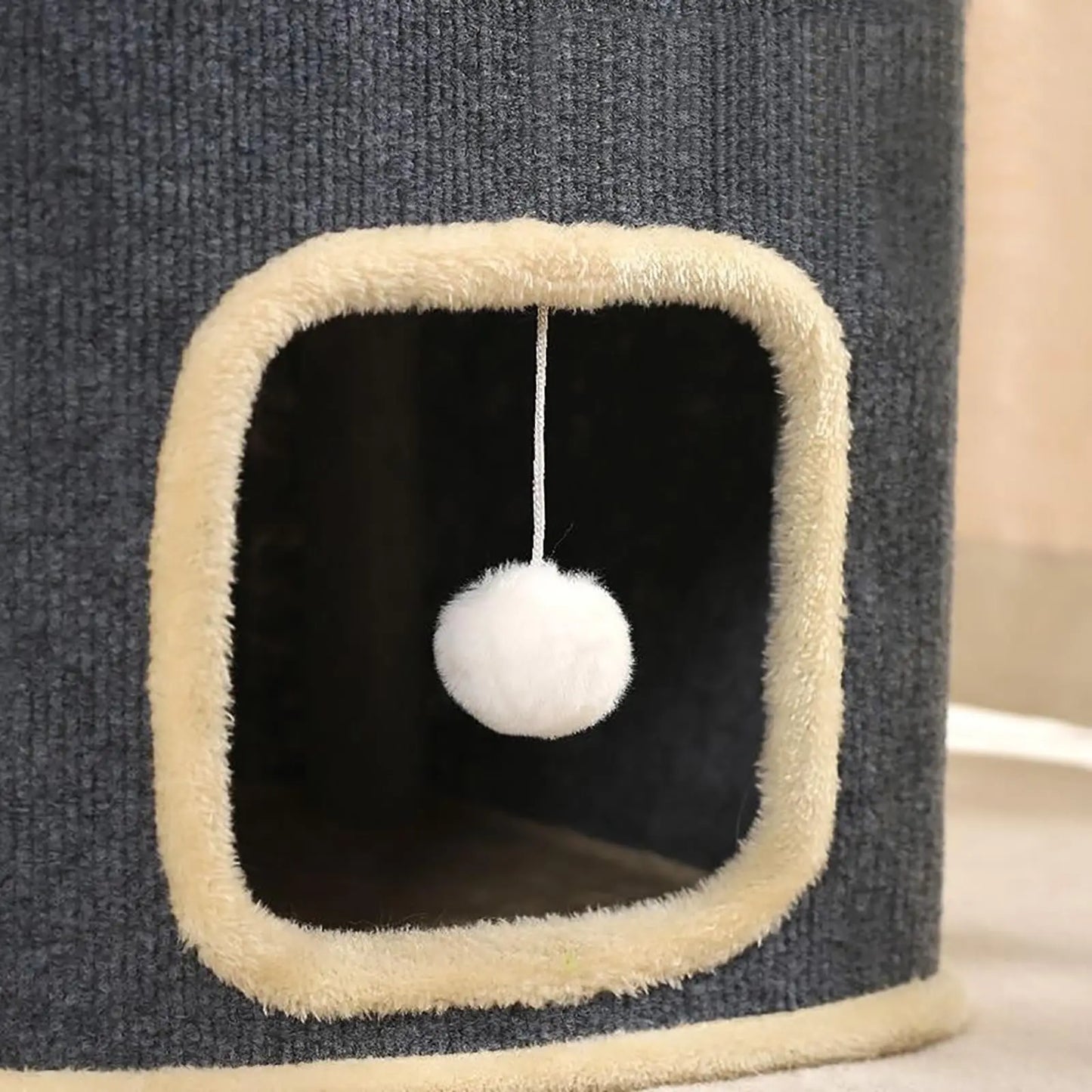2-Layer Winter Cat Cube Playhouse