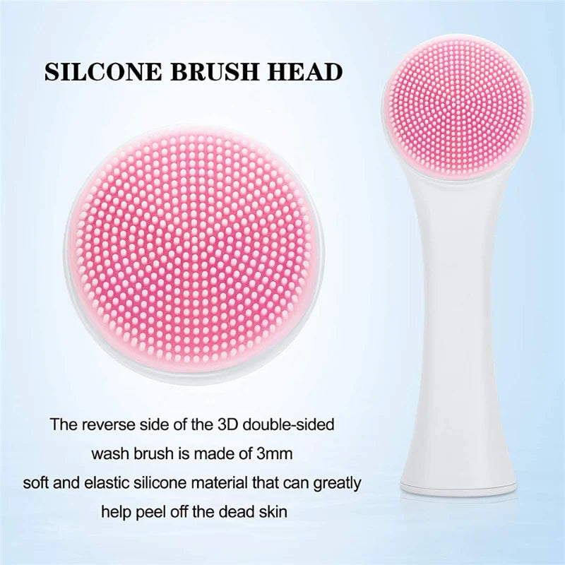 3D Double-Sided Silicone Face Brush