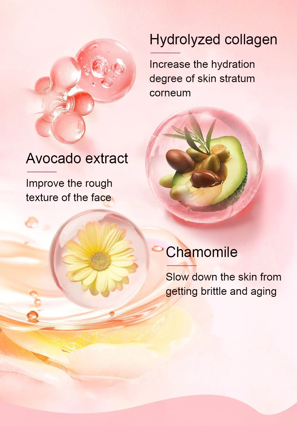Korean PDRN Pink Collagen Capsule Cream with Niacinamide Cream for Uneven Skin Tone Lightweight Face Moisturizer Non Greasy care - PrimeNest