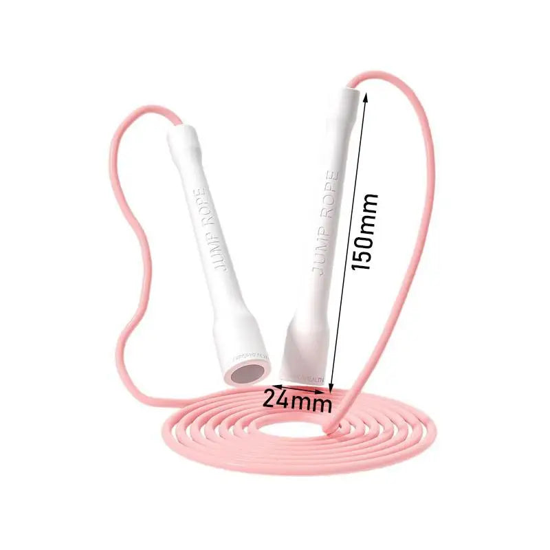New 6MM Speed Jump Rope Solid PVC Rope With Adjustable Length Clasp For Gym And Cardio At Home Effortless Skipping