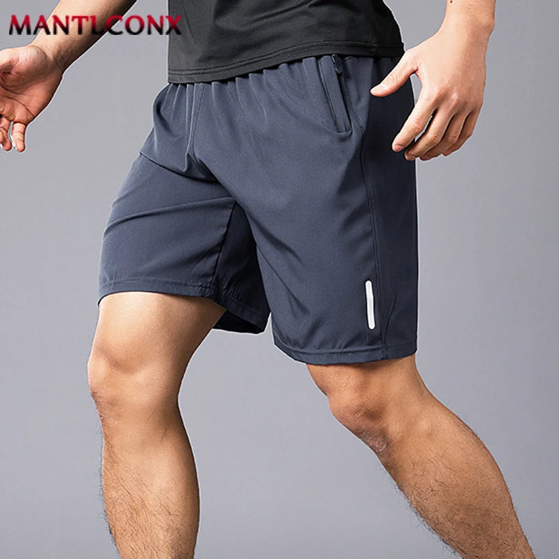 Men's Elastic Waist Quick-Dry Sports Shorts