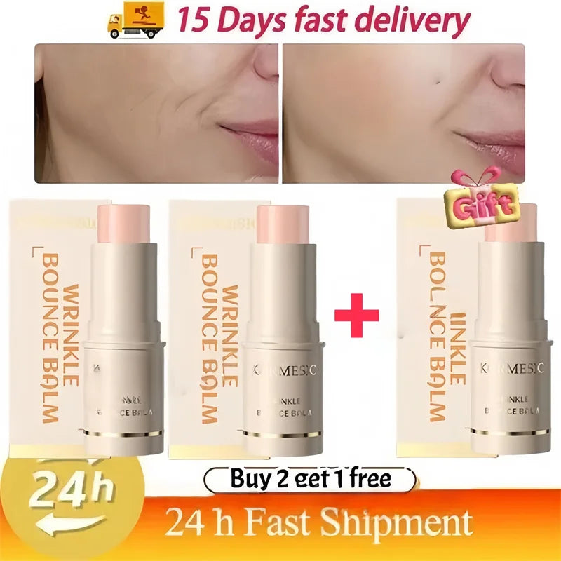 Instant Wrinkle Removal Multi Bounce Balm Facial Tightening Moisturizing Korean Anti-Wrinkle Balm Stick Cream Skin Care Products - PrimeNest