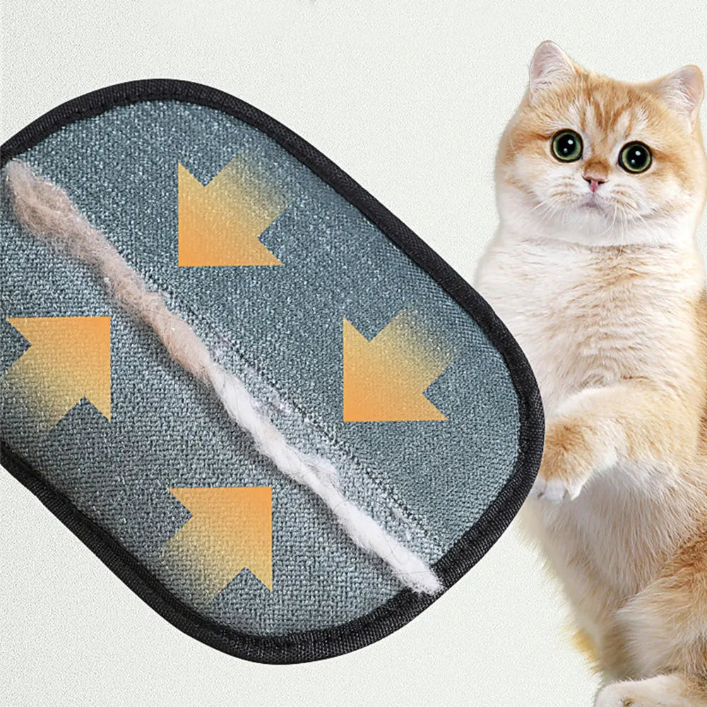 Pet Deshedding Grooming Gloves