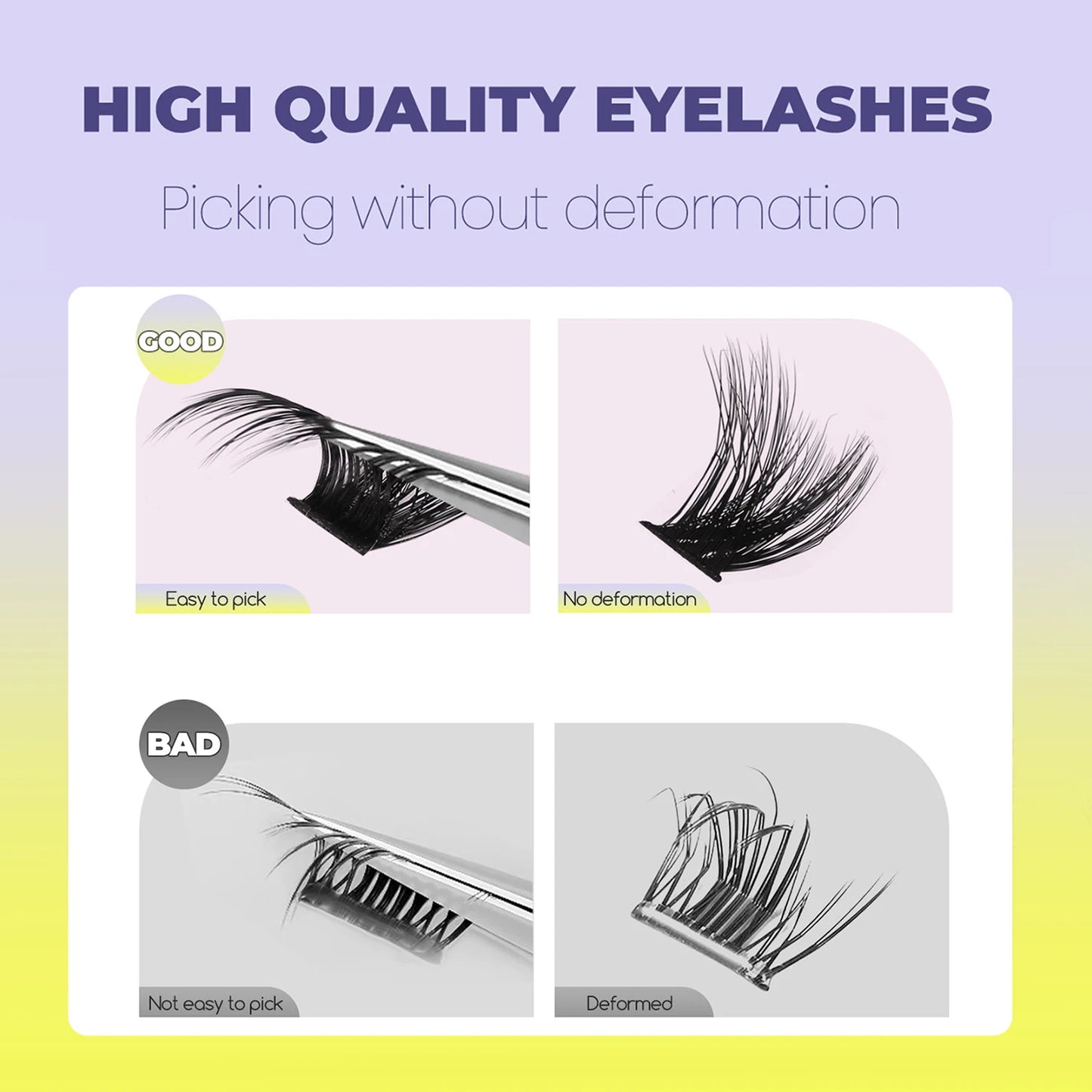 DIY Wispy Lash Clusters
