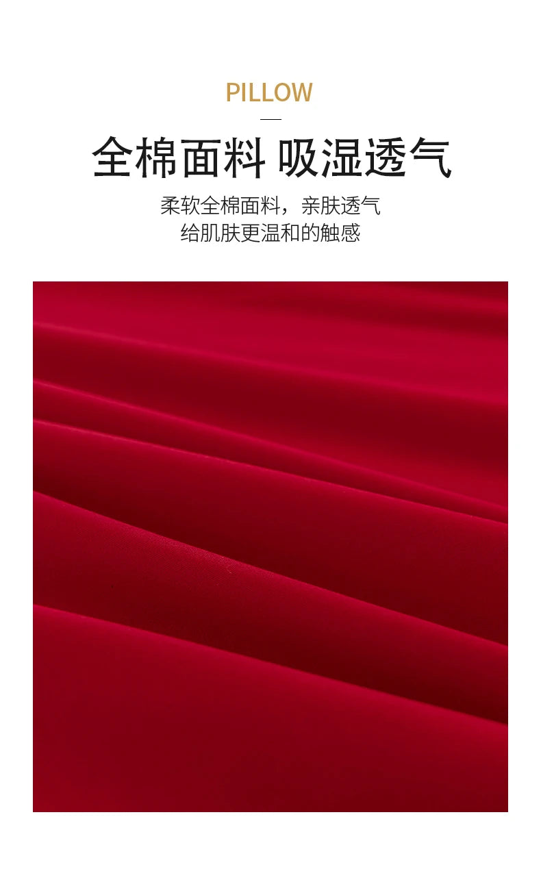 Cotton Pillowcase High-Quality Envelope Pillowcover Solid Color Bedding Sleep Pillow Case 40x40 50x90 Cushion Cover