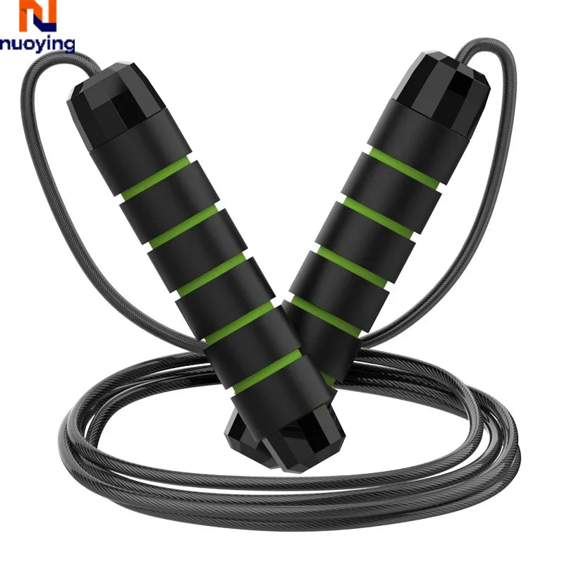 Jump Rope Steel Wire Skipping Exercise Adjustable Jumping Fitness Workout Training Home Sport Equipment Tangle-Free Student
