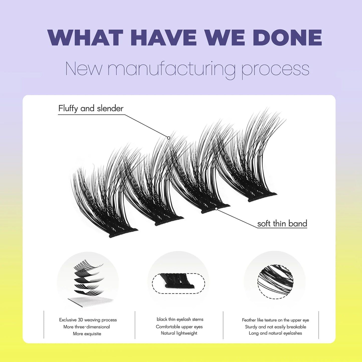 DIY Wispy Lash Clusters
