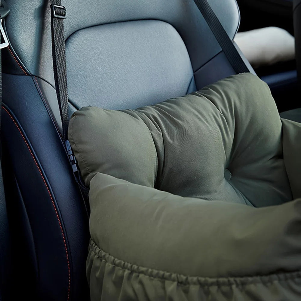 Booster Pet Car Seat with Seat Belt Pet Safe Booster Seat PP Cotton Pet Safety Car Seat Travel Carrier Bed for Small Medium Dogs - PrimeNest
