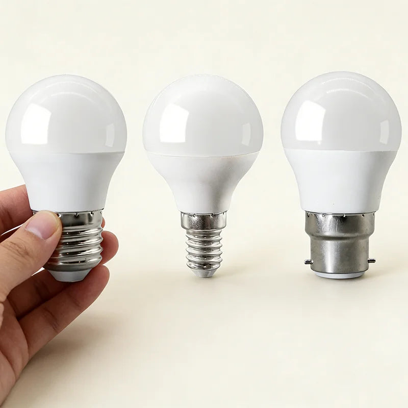 1-12Pack Hight Quality E14 E27 B22 LED Light Bulb AC 220V 240V 3W-7W 80lm/w Mini Bulb Non-Flicker 3000K 4000K 6000K Lampara Led
