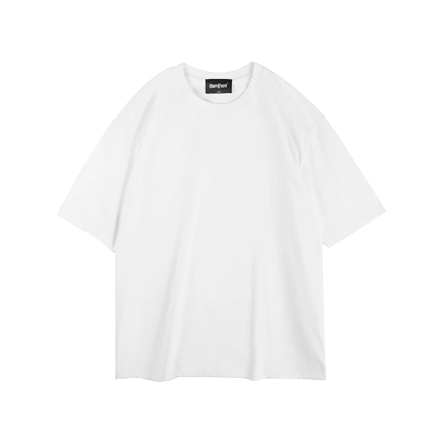 WAVLATII Women New Oversized T shirts Female 260 GSM White Casual Streetwear Tees Unisex Solid Korean Cool Tops for Young WT2560