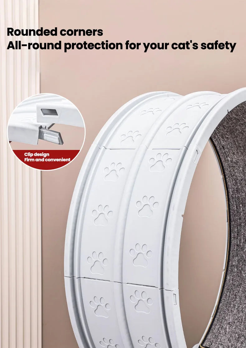 Ultra-Quiet Cat Exercise Wheel Treadmill