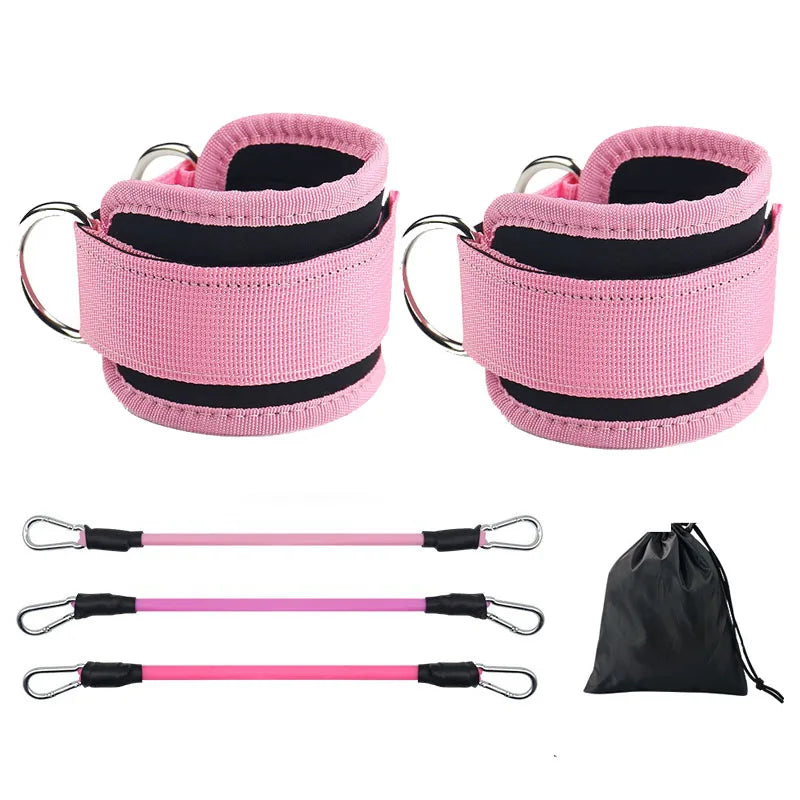 Ankle Straps Resistance Bands Set Fitness Workout  Equipment  Yoga Elastic Fitness Ankle Weight Band for Gym Man Woman TLD01