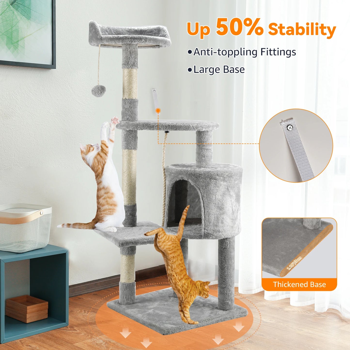 112cm Indoor Cat Tree
