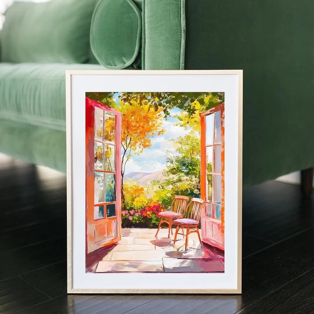 Henri Matisse Open Window Painting Poster Print For Living Room Home Decor Abstract Canvas Painting Modern Landscape Wall Art