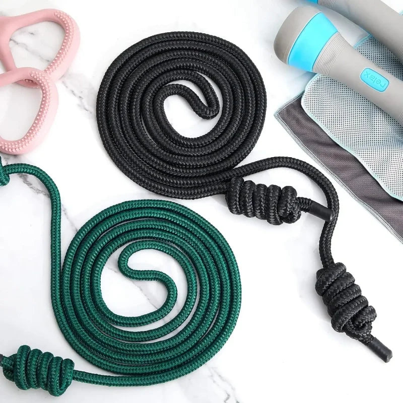 Flow Exercise Rope for Fitness Flow Double Braid Workout Rope Adjustable Length Jump Ropes for Men and Women Home Gym Workout