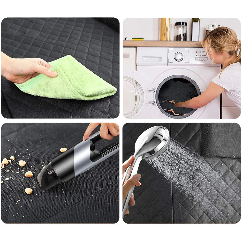 Universal Waterproof dog car seat cover for back seat pet car seat cover with Mesh Window Double-layer thickening Anti-dirty - PrimeNest