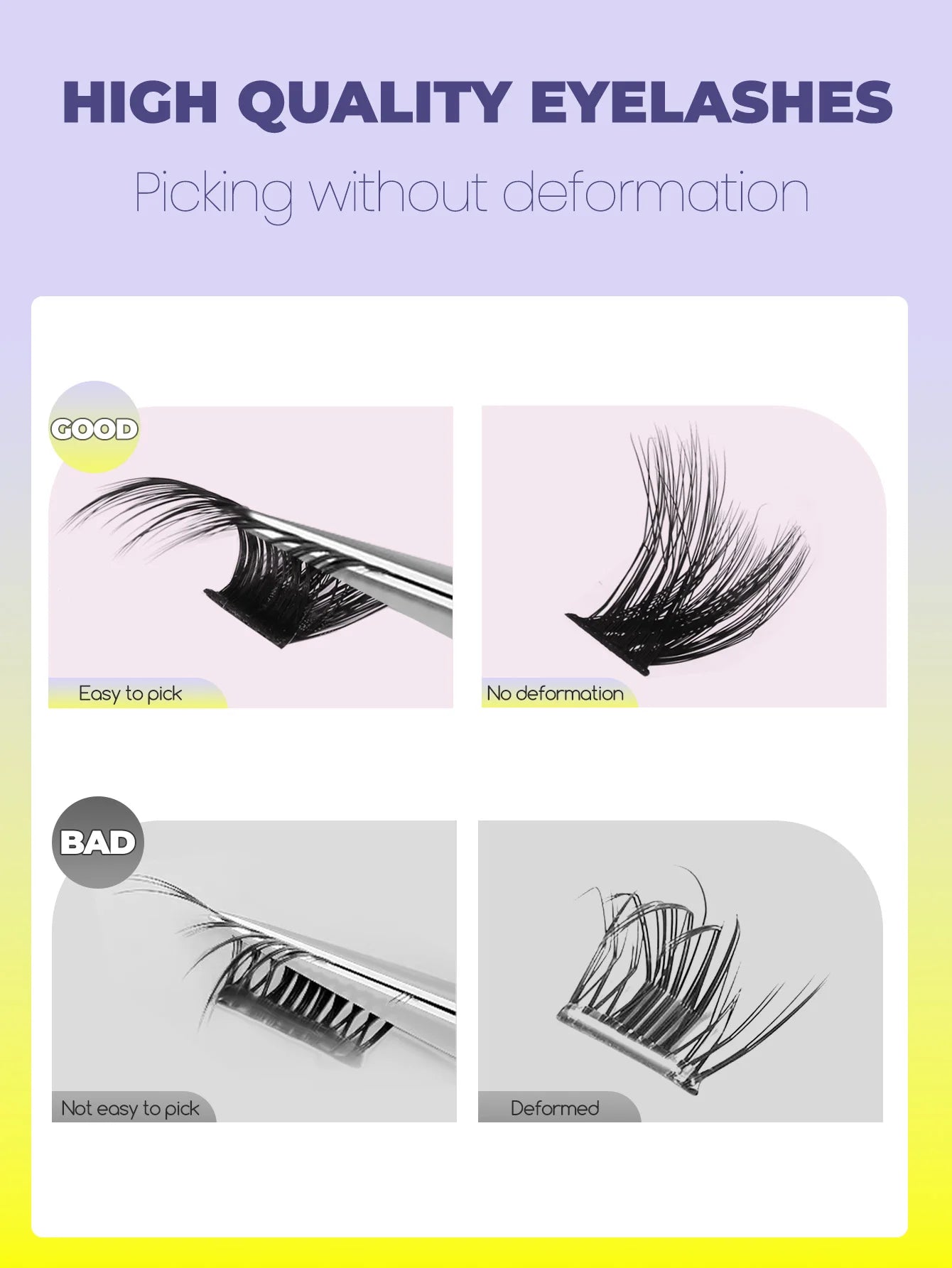 DIY Wispy Lash Clusters