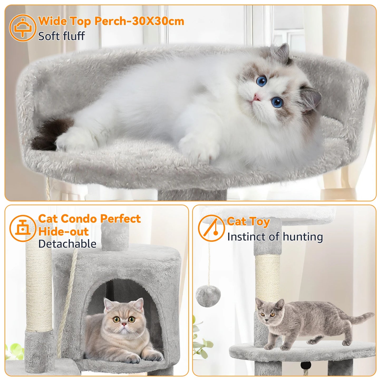112cm Indoor Cat Tree