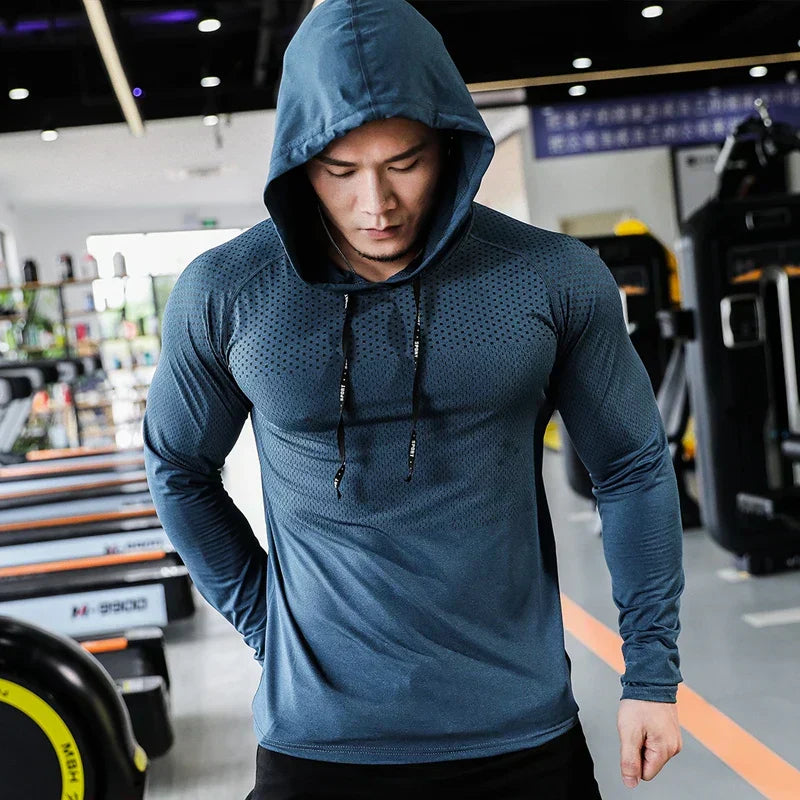 Men's Fitness Tracksuit as Running Sport Hoodie & Gym Joggers Set-3
