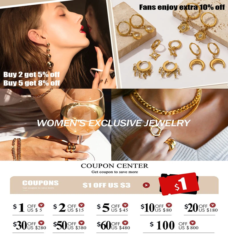 EILIECK 316L Stainless Steel Charms Pearl Star Celadon Pendant Drop Necklace For Women Golden Popular Summer Fashion Jewelry