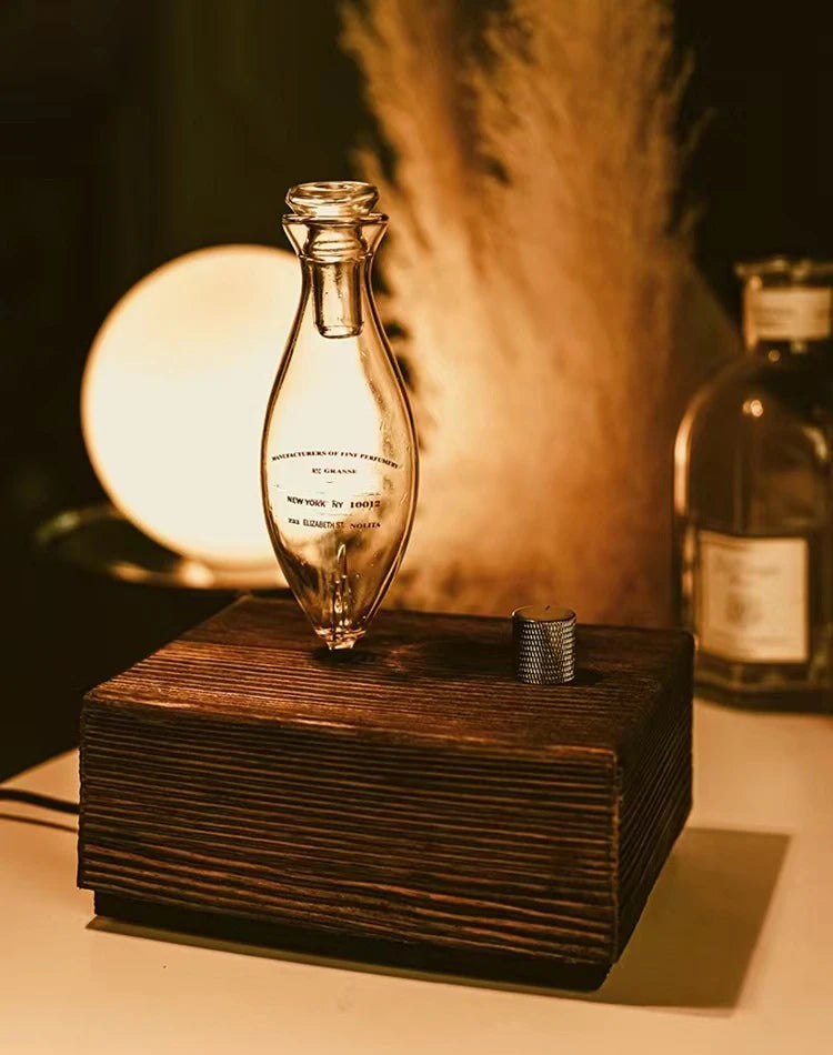 Aroma Diffuser Vintage Tungsten Filament Lamp Aromatherapy Machine Humidifier Lighting Sandalwood Pure Essential Oil Diffuser