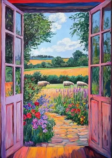Henri Matisse Open Window Painting Poster Print For Living Room Home Decor Abstract Canvas Painting Modern Landscape Wall Art
