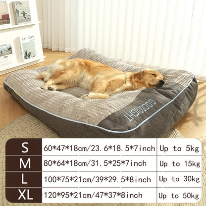 Extra Thickened Extra Large Dog Bed 47inch for Large Dogs, Orthopedic Dog Mat for Large Senior Dogs,Durable Kennel Cush