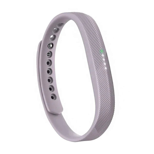 Purple sports fitness tracker bracelet, curved band with sensor dots