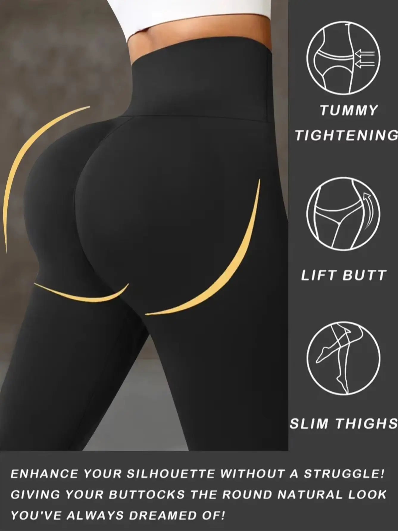Women's High Waist Skinny Sports Leggings