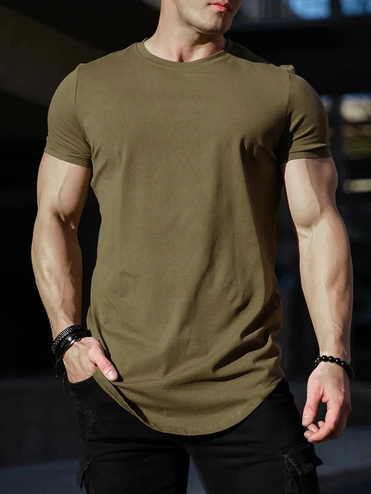 Men's Muscle Fit Gym T-Shirt
