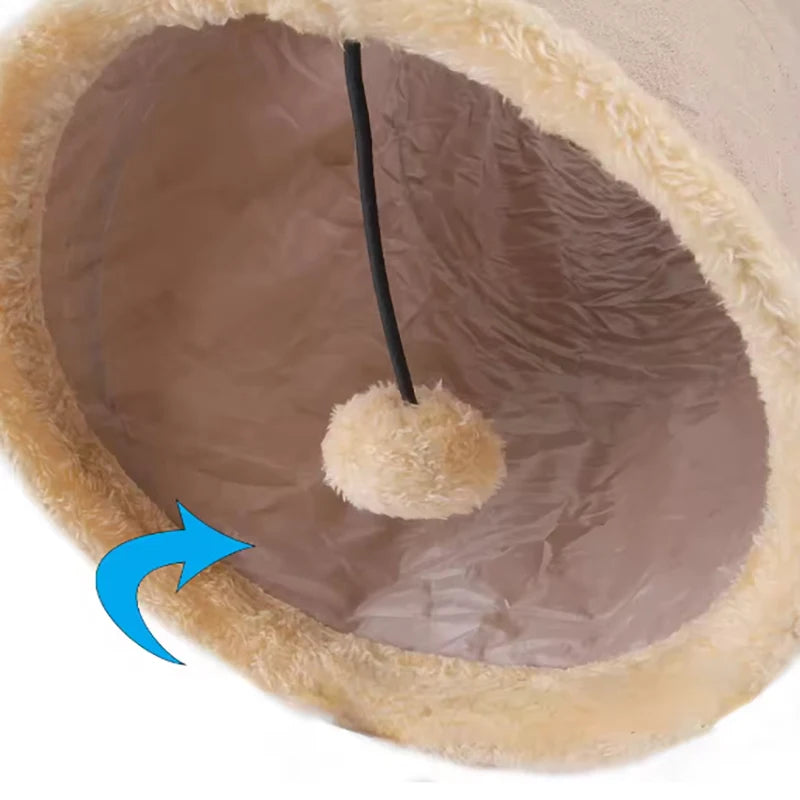 Foldable Cat Play Tunnel