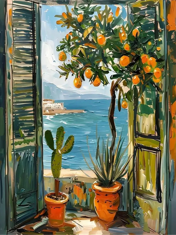Henri Matisse Open Window Painting Poster Print For Living Room Home Decor Abstract Canvas Painting Modern Landscape Wall Art